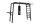BERG PlayBase M Black Klettergerüst Schaukelgestell mit Reckstange und Leiter + Sports set