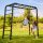 BERG PlayBase M Black Klettergerüst Schaukelgestell mit Reckstange und Leiter + Play set
