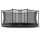 BERG Trampolin Grand Favorit InGround 520 Grey + Safety Net Comfort Airflow