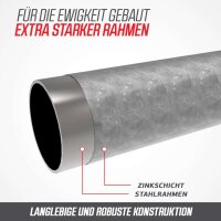BERG Trampolin Grand Favorit Regular 520 Grey + Safety...