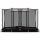 BERG Trampolin Ultim Favorit InGround 410 Black + Safety Net Comfort Airflow