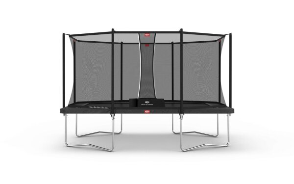 BERG Trampolin Ultim Favorit Regular 410 Grey + Safety Net Comfort Airflow