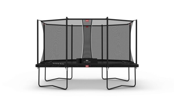 BERG Trampolin Ultim Favorit Regular 410 Black + Safety Net Comfort Airflow
