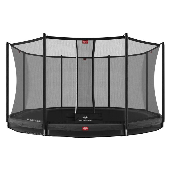 BERG Trampolin Favorit InGround 330 Grey + Safety Net Comfort Airflow