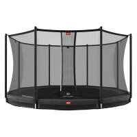 BERG Trampolin Favorit InGround 330 Grey + Safety Net...