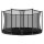BERG Trampolin Favorit InGround 430 Black + Sicherheitsnetz Comfort Airflow